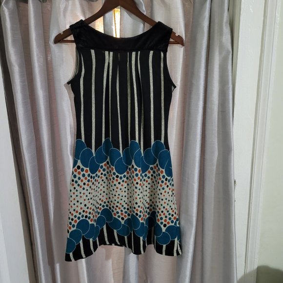 Aryeh - Anthropologie - Mod Colored Dots and Stripes Tunic/Minidress - Size S - Picture 5 of 9